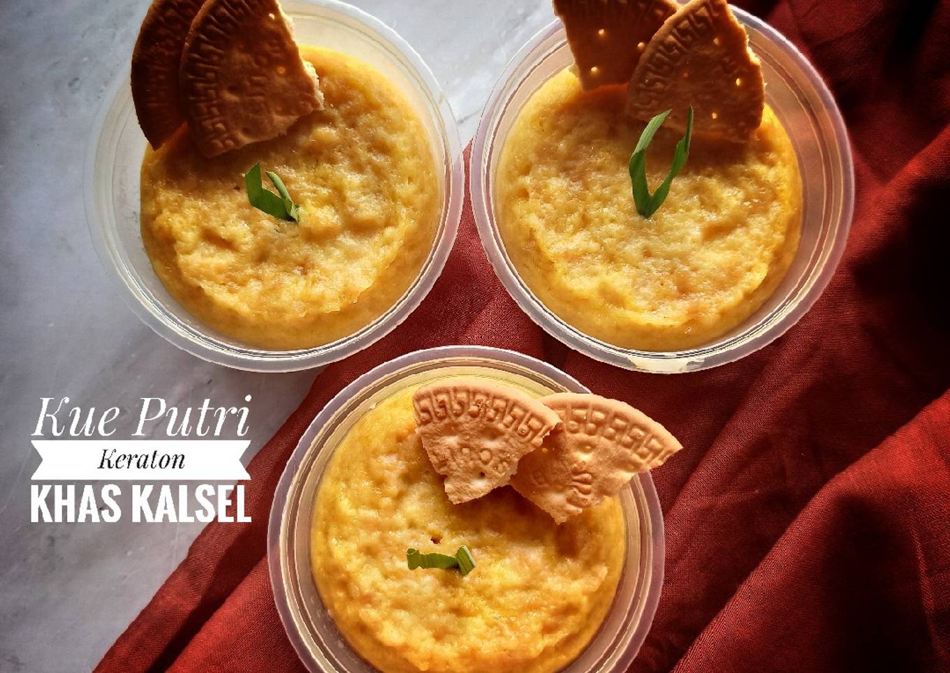 Kue Putri Keraton versi Kukus