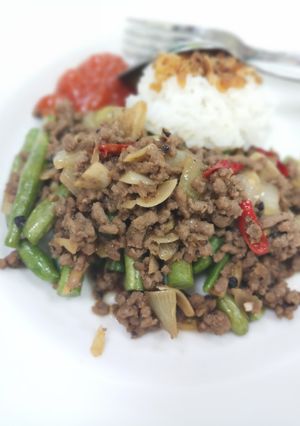 Foto resep Tumis Buncis Daging Giling