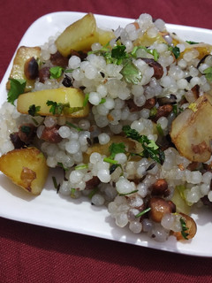 A picture of Sabudana khichdi.