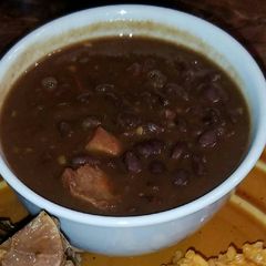 A picture of Black Beans Puerto Rican Style.