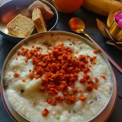 A picture of Curd Sama Rice.