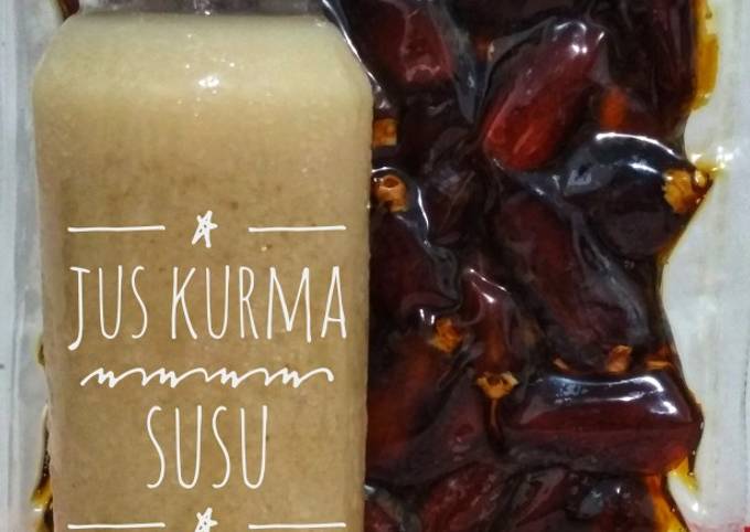 Resep Jus Kurma Susu Bikinramadanberkesan Oleh Nafa S Kitchen Cookpad