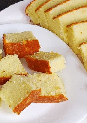 A picture of Vanilla Butter Sponge Cake Recipe.