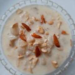 Sweet potato kheer A picture of Sweet potato kheer.