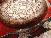 Una foto de pastel con harina de almendras