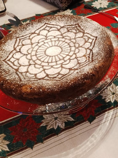 Una foto de Pastel navideño de chocolate Low-carb
