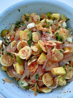 Hình của món Sứa ngâm mắm nhĩ.