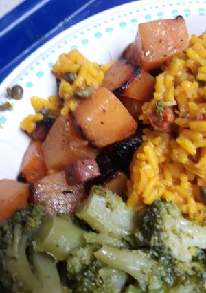 A picture of Rutabaga and Summer Sausage.