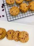 Galletas shortbread de arándanos y naranja