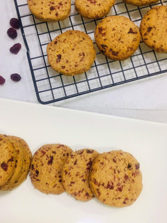 Una foto de Galletas shortbread de arándanos y naranja
