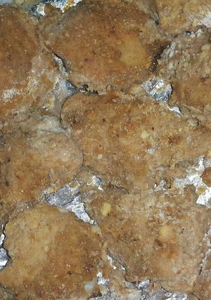 A picture of Oven Buttermilk Fried Chicken.