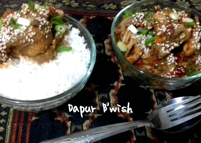 Resep Tulang Ayam Pedas Rice Bowl yang Enak Banget