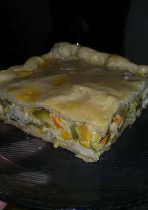 Una foto de Pastel de pollo y zapallito