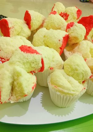 Foto resep Bolu kukus merah putih
