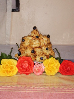 Una foto de Masa de choux y crema pastelera