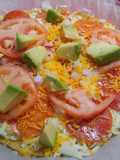 Low carb, keto chiken crust pizza