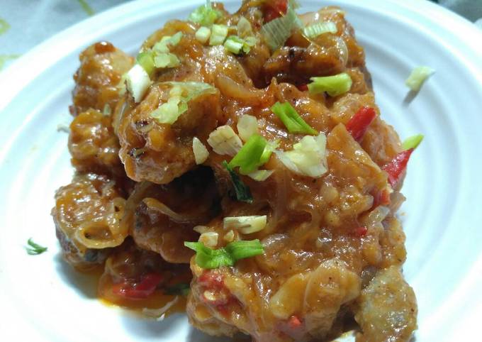 Fried Chicken ala2 Korea Modifikasi praktis (Caramelized Fried C