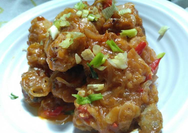 Langkah Mudah untuk Membuat Fried Chicken ala2 Korea Modifikasi praktis (Caramelized Fried C yang Bikin Ngiler