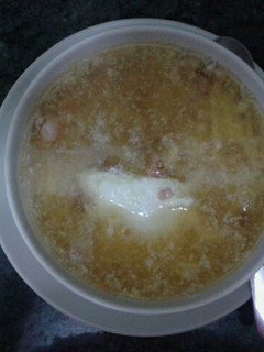 Una foto de Sopa de caldo de gallina
