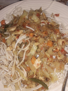 Sphagetti da kayan lambu ainihin hoton girkin