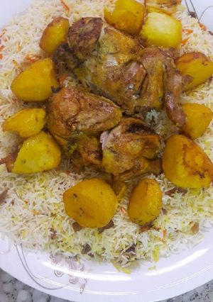 صورة لوصفة اختراعي دجاج وبطاطا