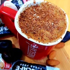 A picture of Hot chocolate with coffee.