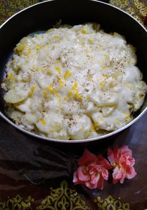 عکسی از دستور چیپس و پنیر با سس مخصوص 😋