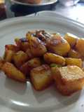 Curry vegano express de papas y edamame