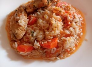 Una foto de Arroz con pollo