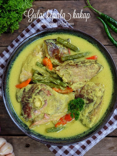Foto resep Gulai kuning kepala kakap