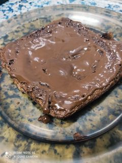 Una foto de Tarta de chocolate con plátano