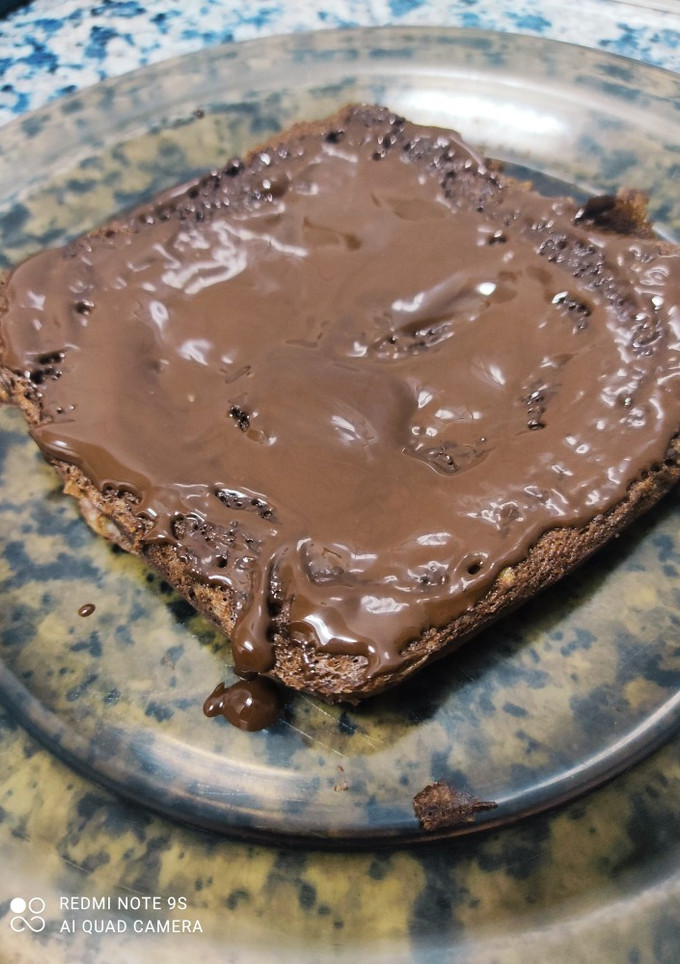 Una foto de Tarta de chocolate con plátano