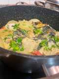 Cazuela de pescado al curry 🐟