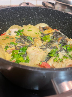Una foto de Cazuela de pescado al curry 🐟