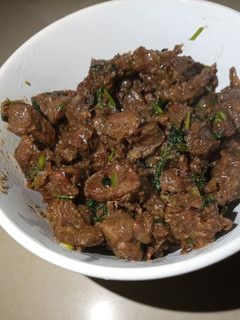 A picture of Fried Beef.