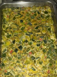 Una foto de Tortilla de zapallitos al horno