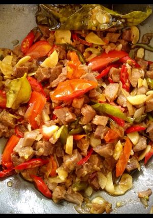 Foto resep Oseng-oseng Mercon (daging sapi)