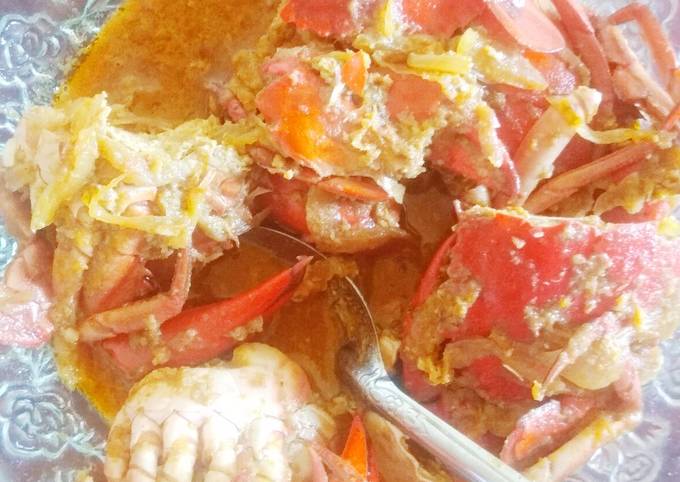 Kepiting asam manis bumbu ala kadar