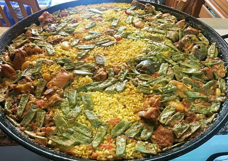 Paella valenciana paso a paso Receta de C.H. Lanchas Cookpad