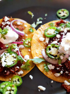 A picture of Chilorio Tacos.
