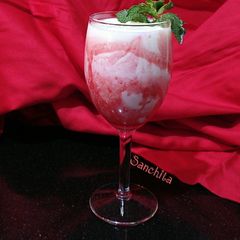 A picture of Rose Lassi.