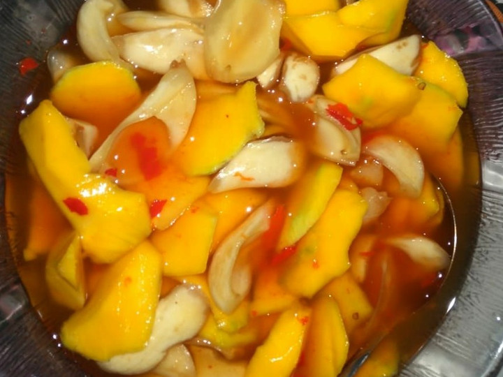 Resep Asinan Mangga Mix Salak Segar, Lezat