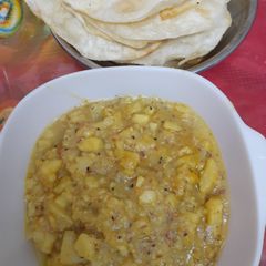 A picture of Aaloo ki bhujya.