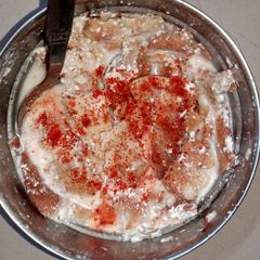 A picture of Dahi roti.