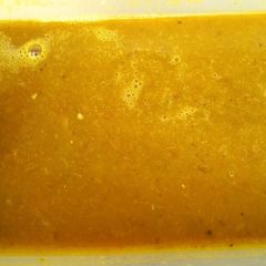 A picture of Yellow Scotch Bonnet paste Aka Ose Nsukka Paste.