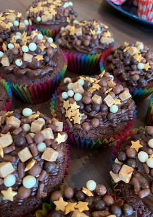 A picture of Chocolate cupcakes.