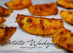 Foto resep Garlic Parmesan Potato Wedges (dengan tips agar bisa crunchy)