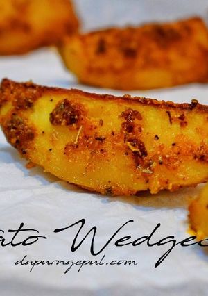 Foto resep Garlic Parmesan Potato Wedges (dengan tips agar bisa crunchy)