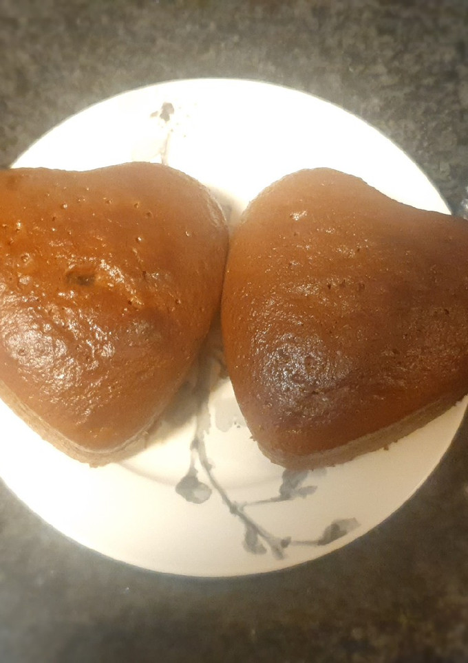 Una foto de Bizcochos de chocolate en forma de corazón