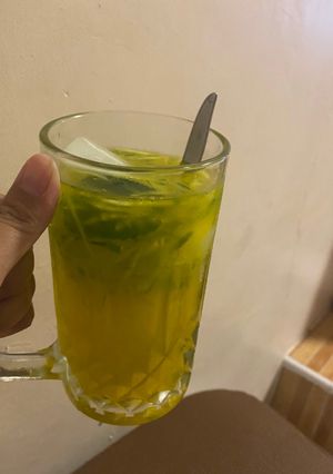 Foto resep Es Nutrisari jeruk-timun-mint